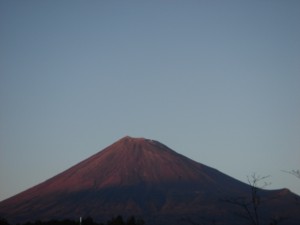 赤富士